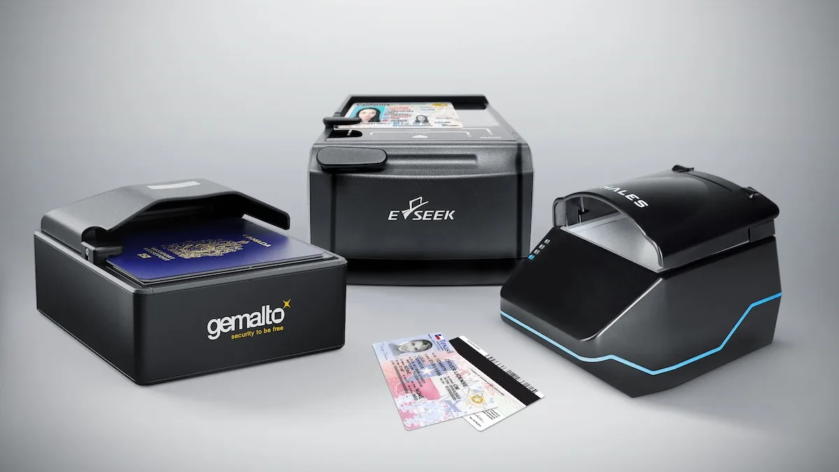 Thales AT10K, E-Seek M600, and QS2000 passport scanners